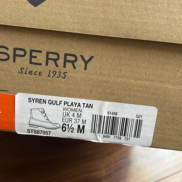 SPERRY TOP-SIDER Syren Gulf Playa Boot size 6.5 - Picture 5 of 7